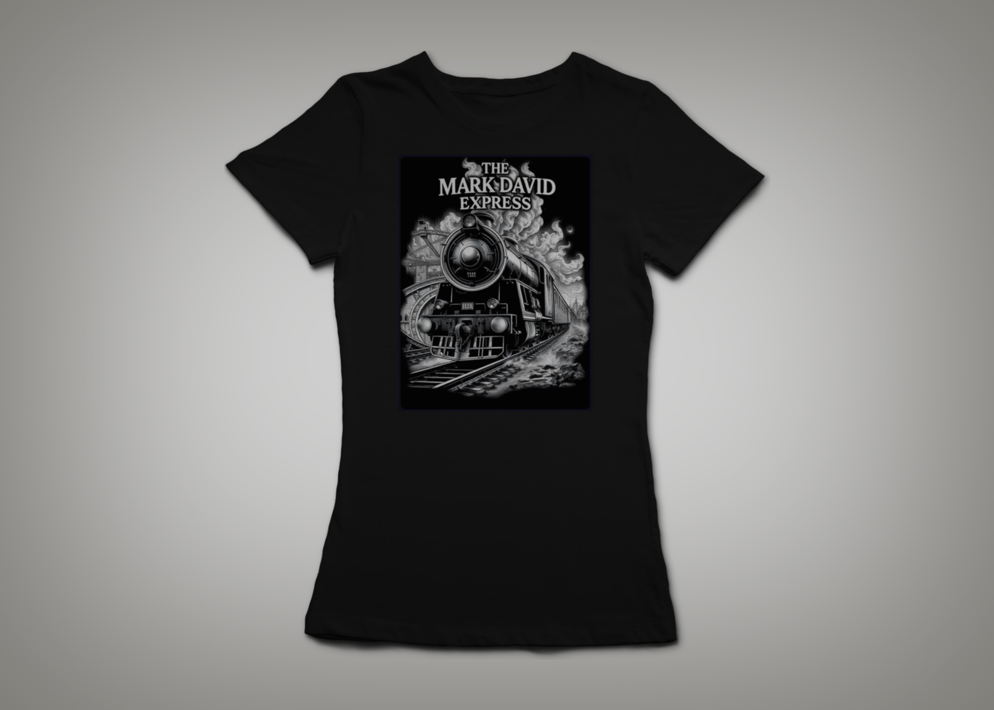 Dark Express — The Mark David Express black women's T-shirt