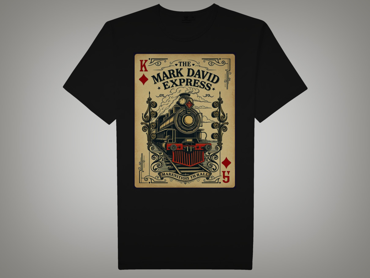 King of Diamonds — The Mark David Express black unisex T-shirt