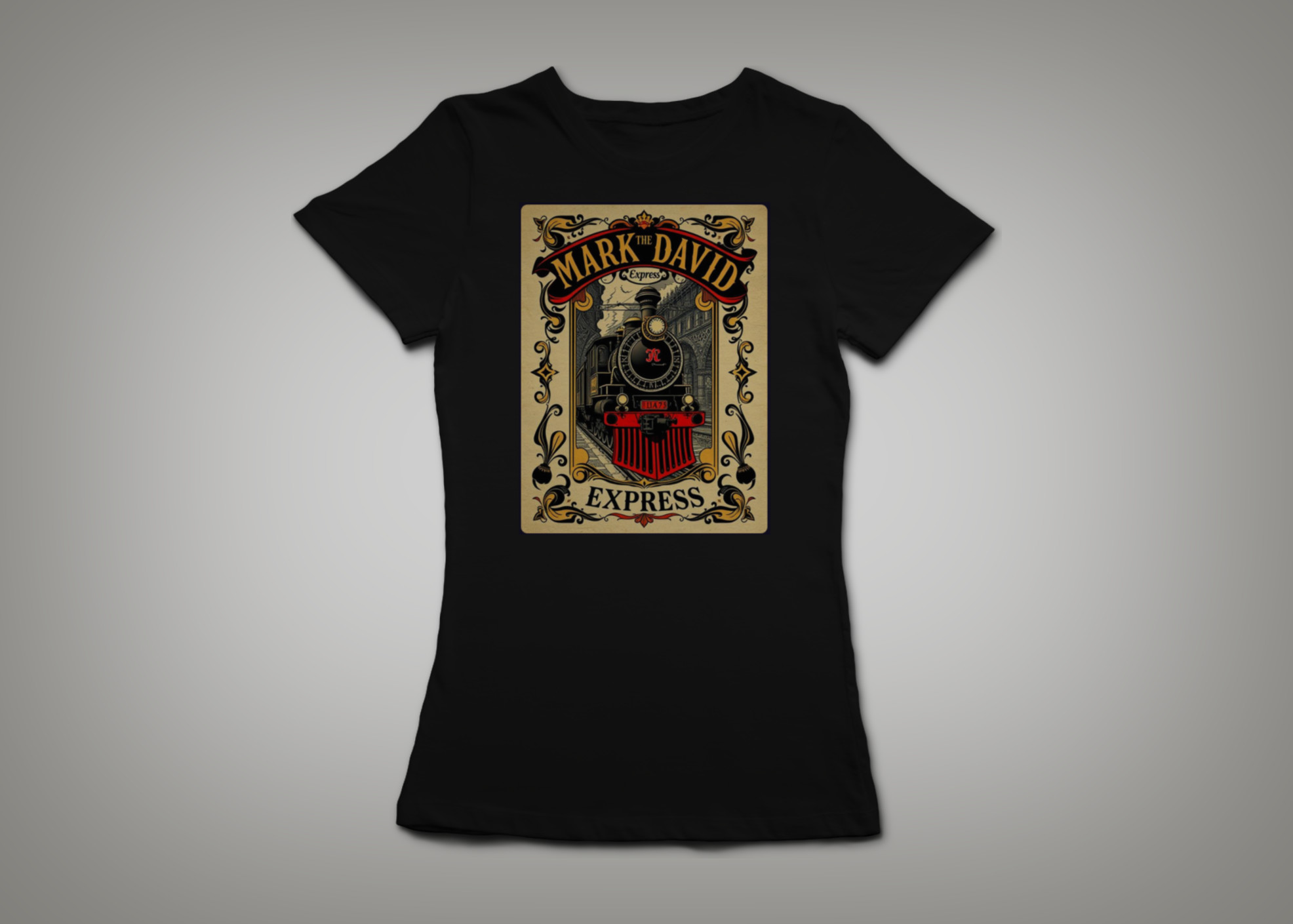 Red Banner Express — The Mark David Express black women's T-shirt