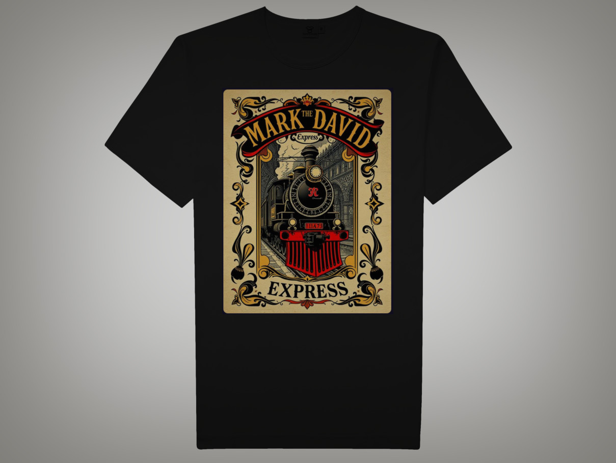 Red Banner Express — The Mark David Express black unisex T-shirt